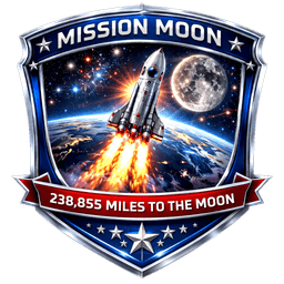 Mission Moon Badge